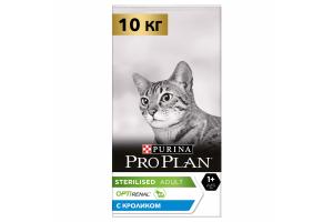 PRO PLAN STERILISED сухой корм для стерилизованных кошек и кастрированных котов с кроликом, 100г (весовой)