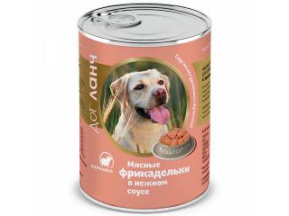 Dog Lunch консервы для собак всех возрастов и пород мясные фрикадельки с бараниной 850г