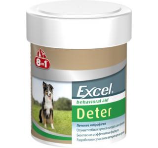 8in1 Excel Deter, для отучения собак и щенков от поедания фекалий, таблетки 100 шт.