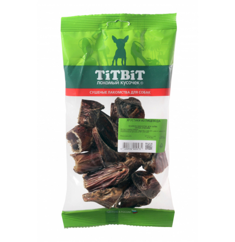 TiTBiT Хрустики из пищевода - мягкая упаковка, 60г
