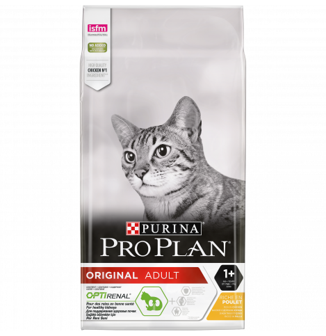 PRO PLAN ORIGINAL ADULT сухой корм для взрослых кошек, с курицей, 100г (весовой)