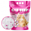 CAT STEP Crystal  Pink, силикагелевый наполнитель для кошачьего туалета - 3,8 л