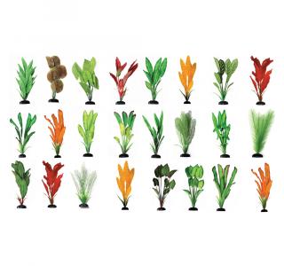 BARBUS, Комплект шелковых растений для аквариума MIX Plant 084 (Stock 025), 30 см