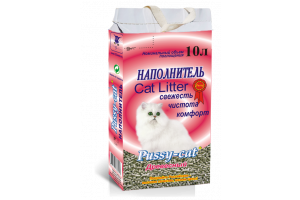 Pussy-cat, наполнитель для кошачьего туалета (Древесный) - 10 л