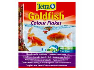 Tetra Goldfish Colour Flakes корм для улучшения окраса золотых рыб в хлопьях, 12г