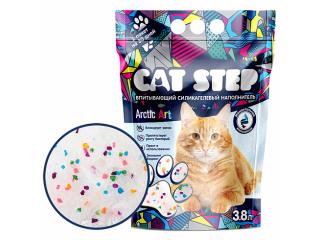 CAT STEP Arctic Art, впитывающий силикагелевый наполнитель для кошачьего туалета - 3,8 л