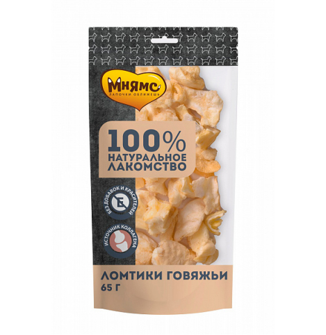Мнямс Ломтики говяжьи 65г