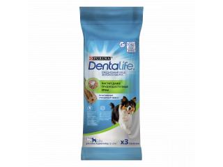 Purina Лакомство DentaLife для взрослых собак средних пород, для поддержания здоровья полости рта, Пакет, 69 г