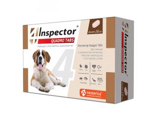 Inspector Quadro Tabs, таблетки для собак более 16кг, 1 табл.