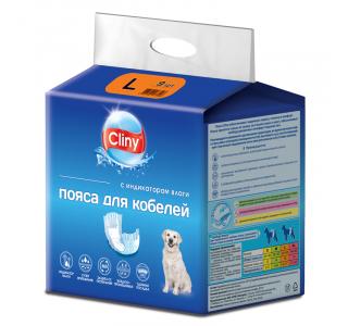 Cliny Пояса для кобелей 6-17 кг, размер L, 1 шт.