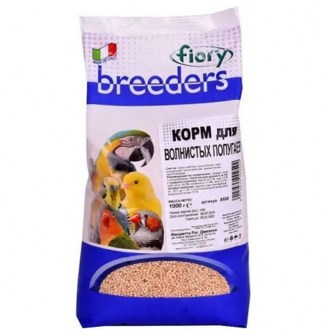 Fiory Корм для волнистых попугаев "Fiory Breeders", 1 кг