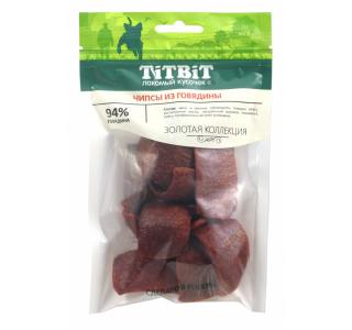 TiTBiT Чипсы из говядины для собак Золотая коллекция 60 г