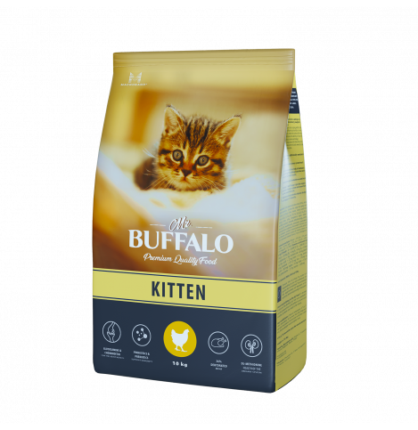 MR. BUFFALO KITTEN сухой корм для котят с курицей, 100 г (весовой)