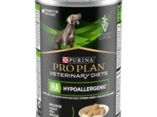 PRO PLAN Veterinary Diets HA Hypoallergenic (Гипоаллергеник) Корм консервированный диетический для щенков и взрослых собак для снижения пищевой непереносимости ингредиентов и питательных веществ, 400г