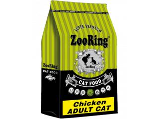 ZOORING ADULT CAT CHICKEN сухой корм для кошек с цыпленком и пребиотиком, 100 г (весовой)