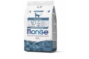 Monge Cat Speciality Line Monoprotein Sterilised Сухой корм для стерилизованных кошек из форели 400 г