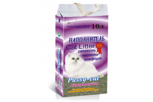 Pussy-cat, наполнитель для кошачьего туалета (Комкующийся) - 10 л