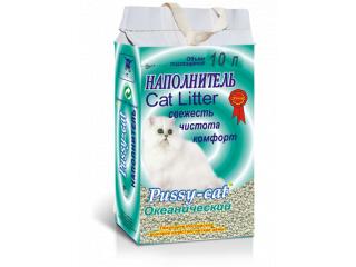 Pussy-cat, наполнитель для кошачьего туалета (Океанический) - 10 л