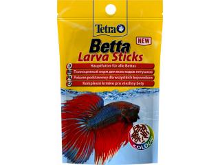 Tetra Betta Larva Sticks корм для петушков и других лабиринтовых рыб в форме мотыля, 5г