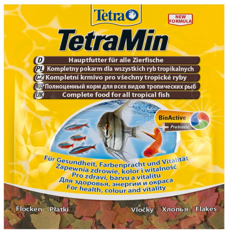 TetraMin Flakes корм для всех видов рыб в хлопьях, 12г