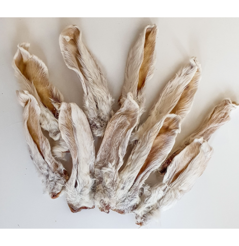 DogVic Уши кроличьи с мехом, 1 штука