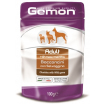 GEMON DOG Пауч для взрослых собак, кусочки с дичью, 100г