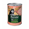 Monge BWild GRAIN FREE All Breeds Adult Salmone (Консервы для собак всех пород) из лосося с тыквой и кабачками, 400 гр