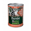 Monge BWild GRAIN FREE All Breeds Adult Tacchino (Консервы для собак всех пород) из индейки с тыквой и кабачками, 400 гр