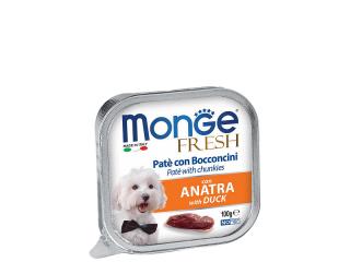 Monge Fresh PATE e BOCCONCINI con ANATRA (Паштет для собак из утки), 100 г