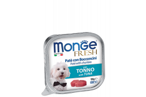 Monge Fresh PATE e BOCCONCINI con TONNO (Паштет для собак из тунца), 100 г