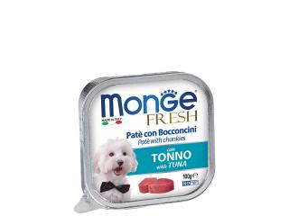 Monge Fresh PATE e BOCCONCINI con TONNO (Паштет для собак из тунца), 100 г