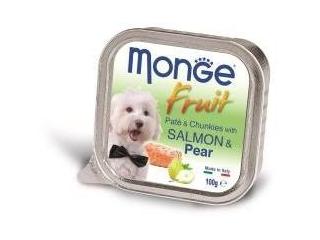 Monge Dog Fruit (Паштет для собак с лососем и грушей), 100 г