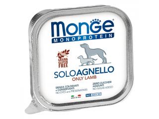 Monge Dog Monoprotein Solo (паштет для собак из ягненка), 150г