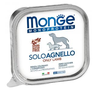 Monge Dog Monoprotein Solo (паштет для собак из ягненка), 150г