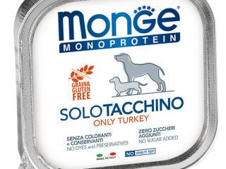 Monge Dog Monoprotein Solo (паштет для собак из индейки), 150г