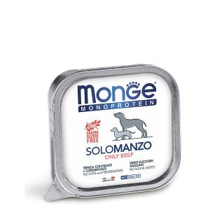 Monge Monoprotein SOLO MANZO (Паштет для собак из говядины), 150 г