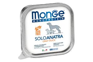 Monge Dog Monoprotein Solo (Паштет для собак из утки), 150г