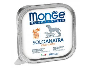 Monge Dog Monoprotein Solo (Паштет для собак из утки), 150г