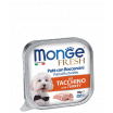 Monge Fresh PATE e BOCCONCINI con TACCINO (Паштет для собак с индейкой), 100 г