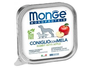 Monge Dog Monoprotein Fruits (паштет для собак из кролика с яблоком), 150г