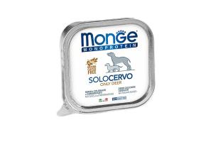 Monge Dog Monoprotein Solo (паштет для собак из оленины), 150г