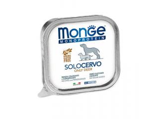 Monge Dog Monoprotein Solo (паштет для собак из оленины), 150г