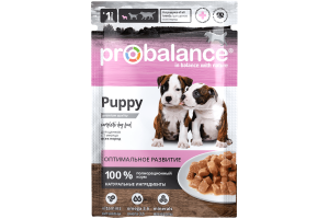 ProBalance Puppy Immuno Protection (для щенков всех пород) Паучи с ягненком, 85 гр