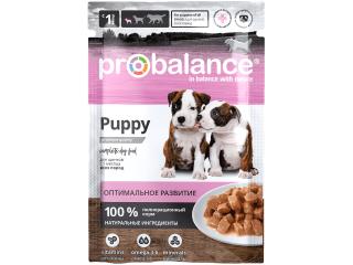 ProBalance Puppy Immuno Protection (для щенков всех пород) Паучи с ягненком, 85 гр