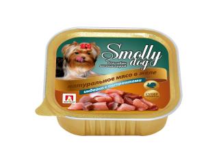 Зоогурман СмоллиДог (Smolly dog), Консервы для собак Индейка с потрошками, 100г