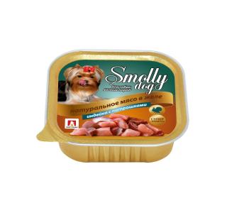 Зоогурман СмоллиДог (Smolly dog), Консервы для собак Индейка с потрошками, 100г