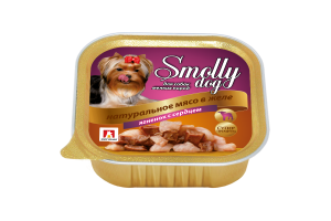 Зоогурман СмоллиДог (Smolly dog), Консервы для собак Ягненок с сердцем, 100г