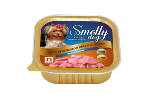 Зоогурман СмоллиДог (Smolly dog), Консервы для собак Телятина, 100г