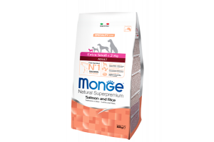 Monge Speciality line Extra Small Adult, лосось с рисом.  Сухой корм для взрослых собак миниатюрных пород, 800 г