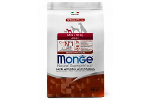 Monge Speciality line Mini Adult, ягненок, с рисом, с картофелем Сухой корм для взрослых собак мелких пород, 800 г